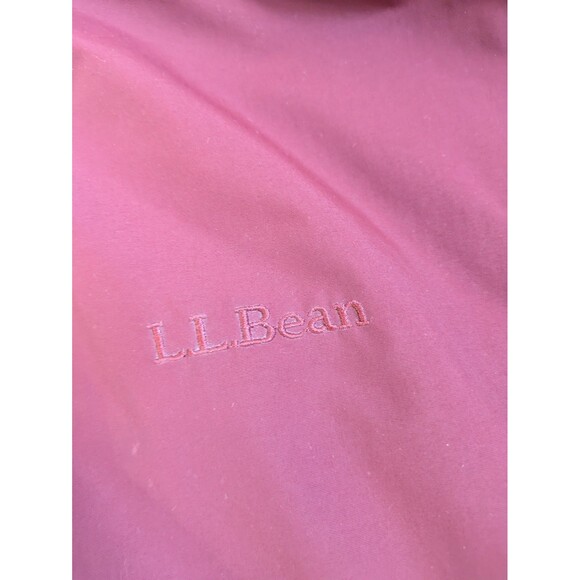 Vintage L.L. LL Bean Nylon Fleece Lined Jacket Men's Medium OUF43 Rust 90s - Picture 2 of 8